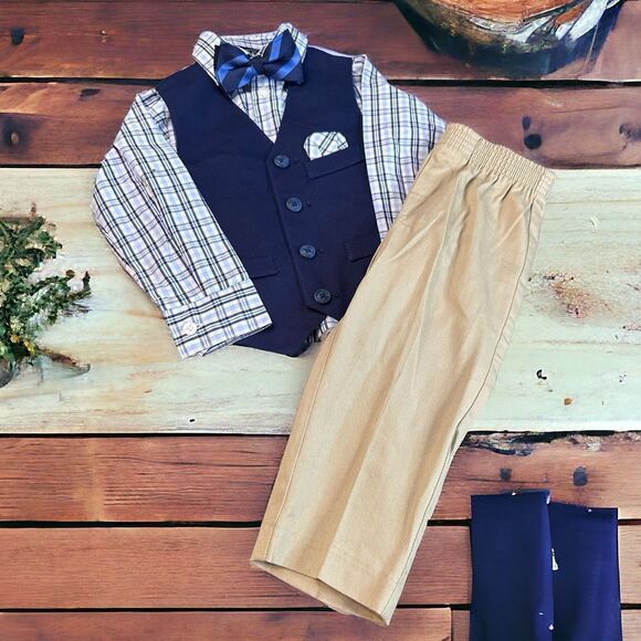 NWT Nautica 4 Piece Formal Set (2T) - Picture 1 of 10